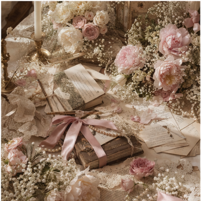 Vintage garden florals